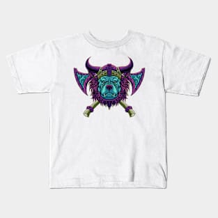 pitbull viking Kids T-Shirt